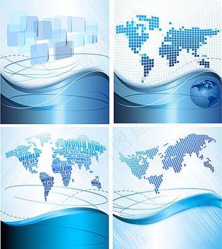 科技展板背景设计