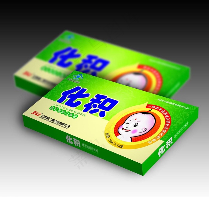 化积健胃口服液图片cdr矢量模版下载