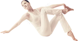 瑜伽健身瑜伽美女人物剪影图片素材