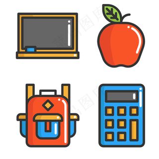 手绘立体icon图标