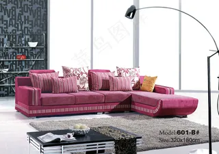 布艺沙发背景图片