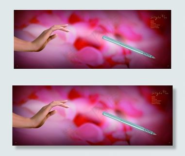 高级笔筒画册素材免费下载