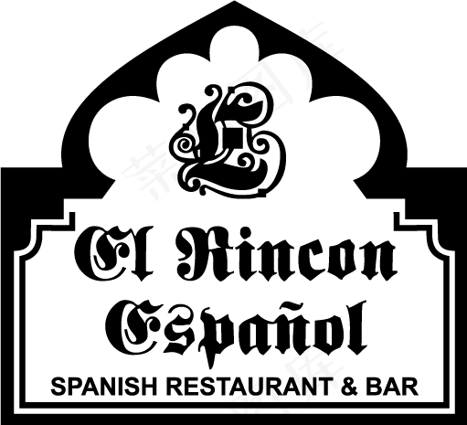 埃尔林孔西班牙的标志ai矢量模版下载