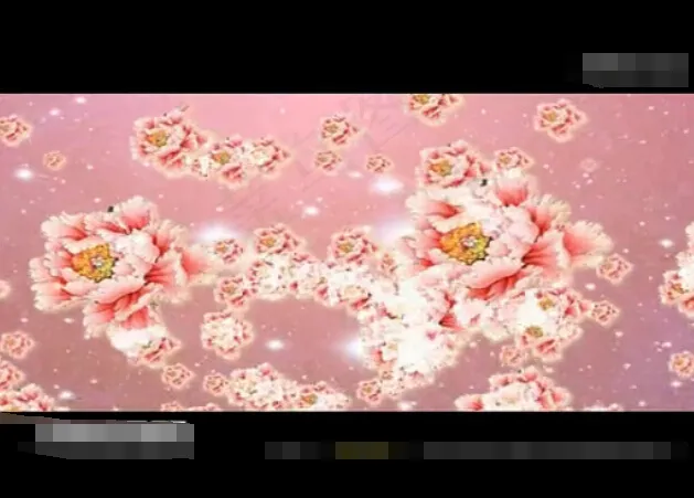 牡丹片头LED视频素材免费下载