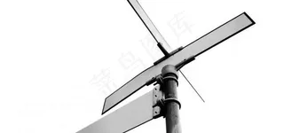 空白指向牌图片