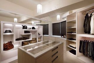 衣帽间衣柜效果果图