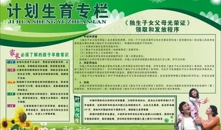 计划生育宣传专栏图片