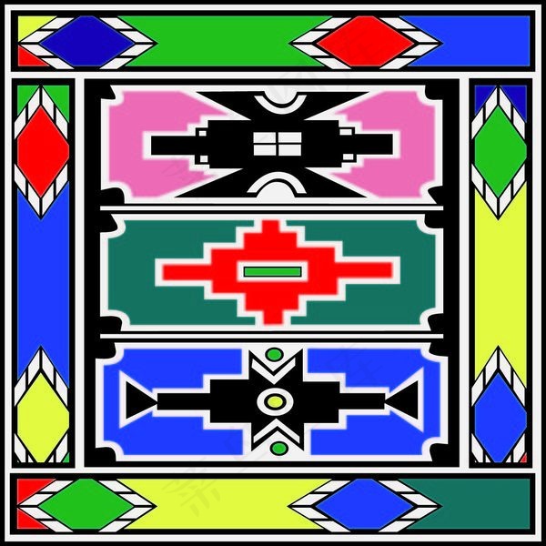 抽象艺术背景ai矢量模版下载