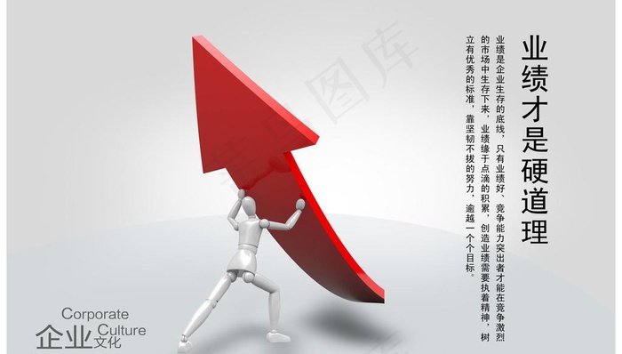 业绩才是硬道理图片