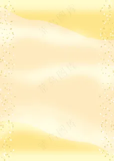 黄色渐变边缘碎点点缀背景图