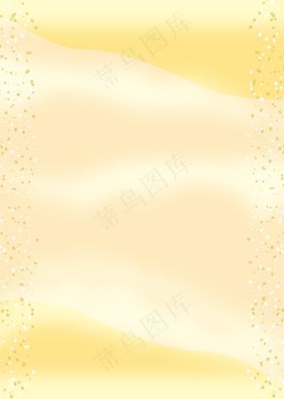 黄色渐变边缘碎点点缀背景图