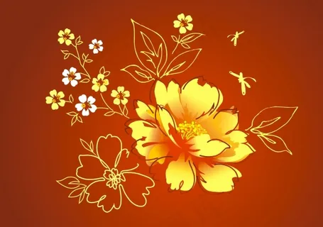 金色牡丹花 金色牡丹花