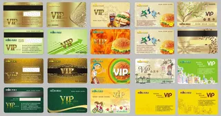 VIP卡设计矢量素材