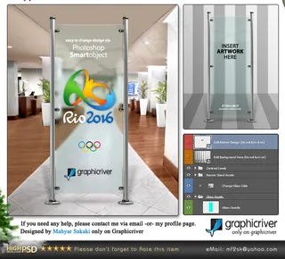 玻璃横幅汇总模拟样机