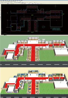 展厅布置效果图图片