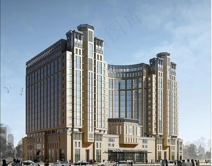 建筑效果图图片(3754X3287(DPI:72))psd模版下载