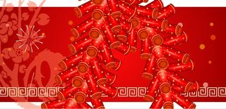 过年放鞭炮过程动画素材