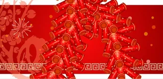 过年放鞭炮过程动画素材