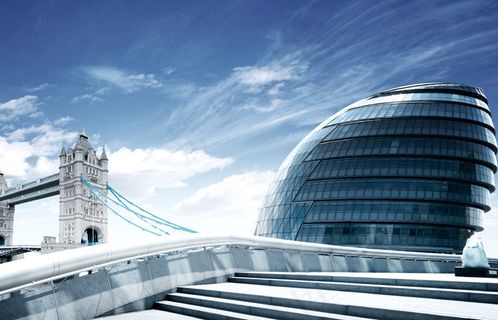 英国伦敦桥PSD素材图片