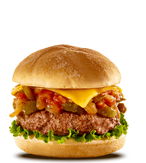 美味汉堡包海报PNG素材