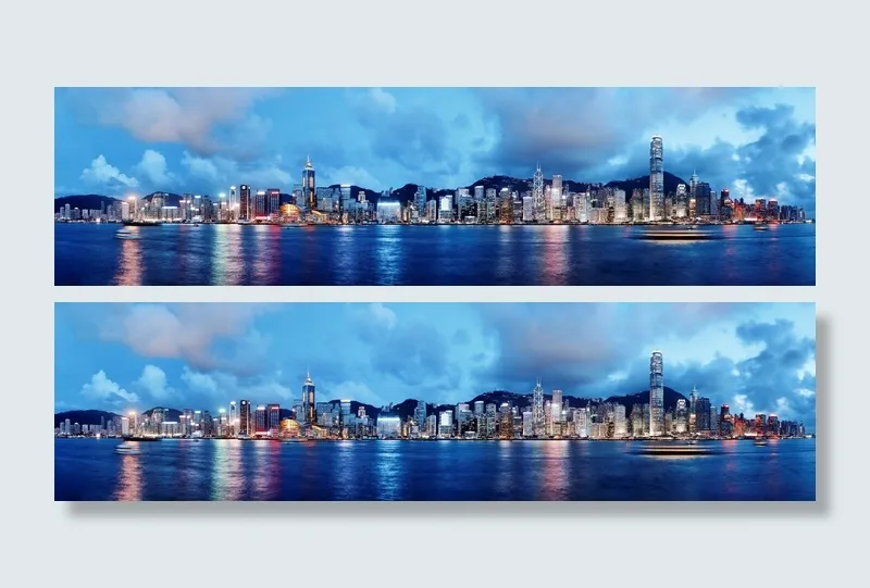 美丽香港夜景