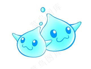 卡通水滴图片