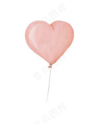 情人节儿童节卡通粉色心形气球情人节儿童节卡通粉色心形气球,免抠元素