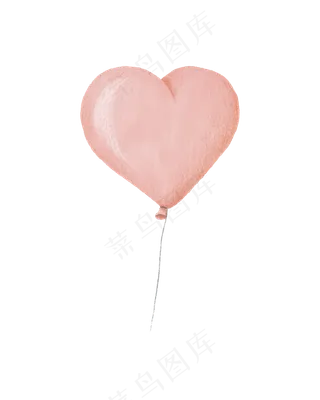 情人节儿童节卡通粉色心形气球情人节儿童节卡通粉色心形气球,免抠元素