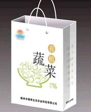 手提袋展开图图片