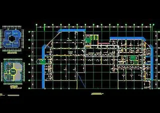 六层局部墙体定位图-门诊、急诊楼装...