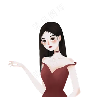 卡通性感美女下载,免抠元素