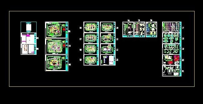 高层住宅楼给排水施工图（带地下室）