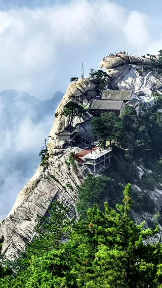 华山高清摄影图片