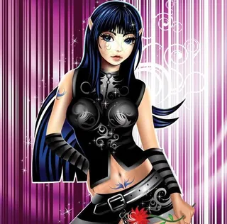 美丽的精灵人物矢量素材