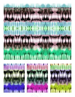 渐变迷彩几何图数码印花设计