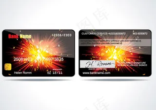 VIP卡片背景矢量2