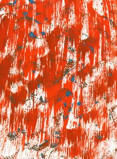 炫酷红色刷痕背景