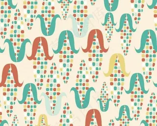 卡通深色玉米花纹底纹图片