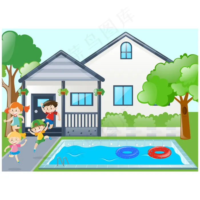 绿色背景矢量图