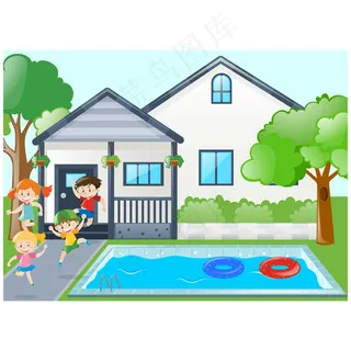 绿色背景矢量图