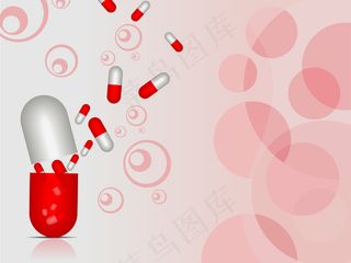 胶囊医疗背景矢量