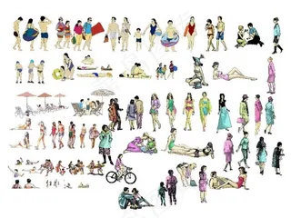 人物景观psd分层