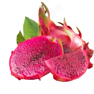 红心火龙果白心火龙果水果png免抠...