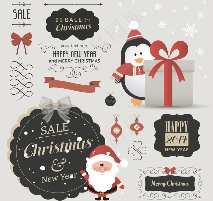 圣诞标签图片