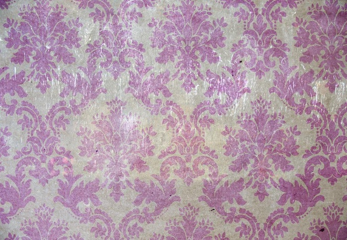 欧式怀旧花纹墙纸图片