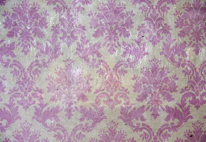 欧式怀旧花纹墙纸图片