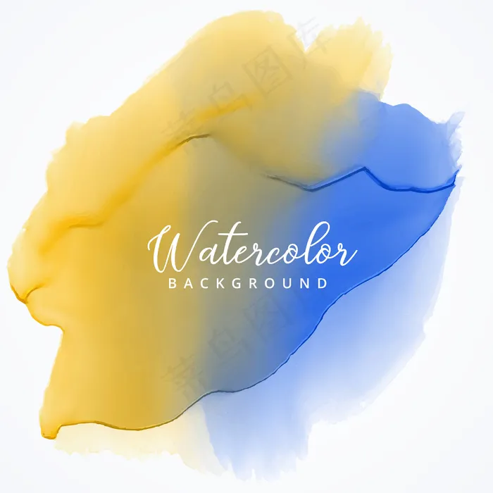 黄色背景矢量图