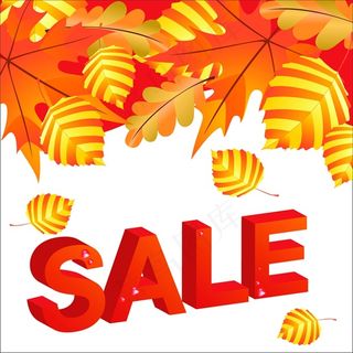 矢量销售打折设计秋季素材