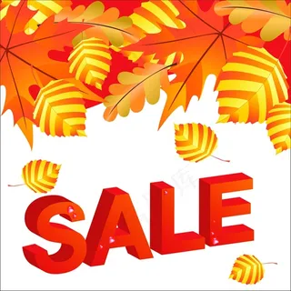 矢量销售打折设计秋季素材