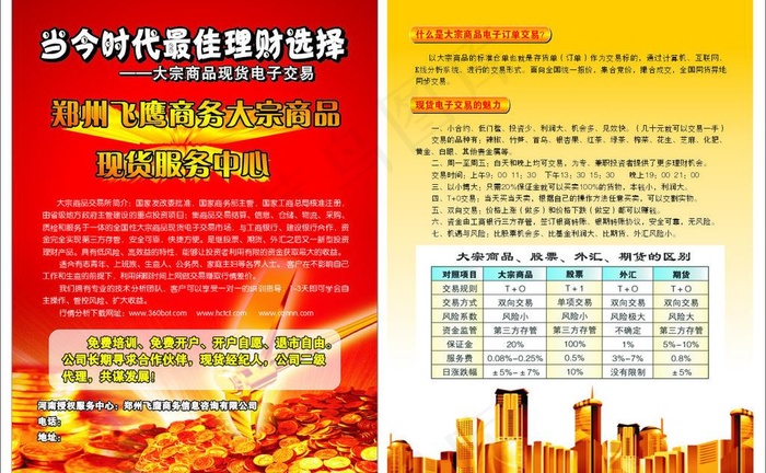 现货交易图片cdr矢量模版下载